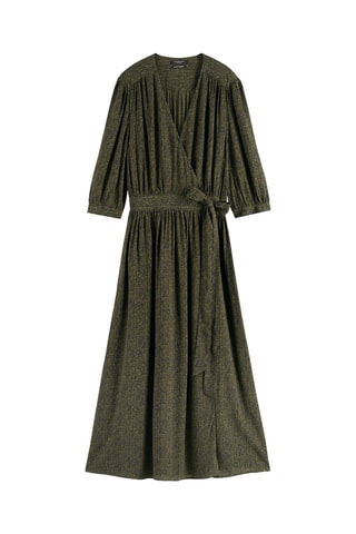 Vestido traçado - Caqui mesclado