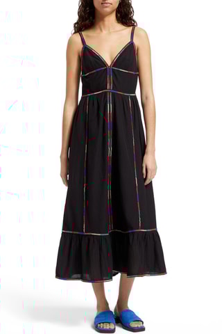 Vestido midi - Preto