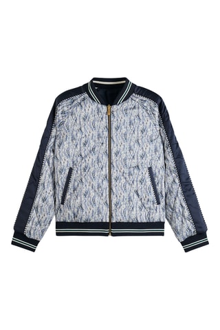 Bomber reversível - Azul-marinho