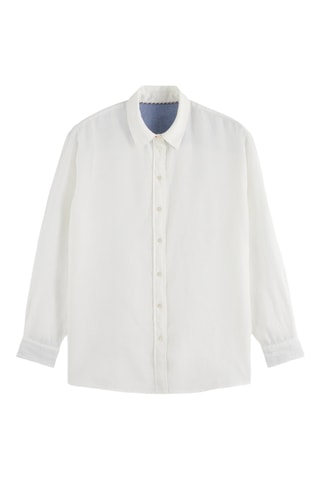 Camisa oversize em linho - Cru