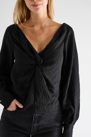 Camisa atada - Preto