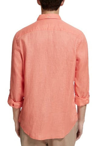Camisa em linho - Coral