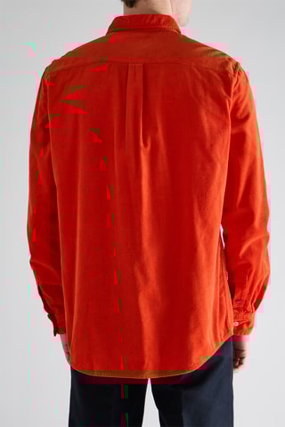 Camisa em veludo - Laranja