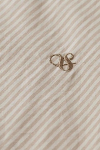 Camisa slim em algodão biológico - Bege