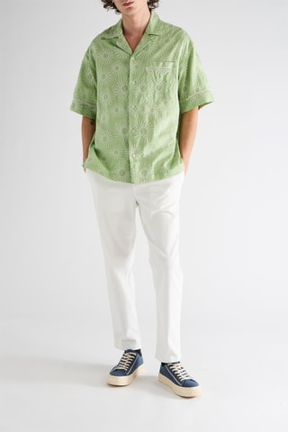 Camisa em linho - Verde