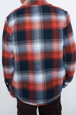 Sobrecamisa em algodão biológico - Azul