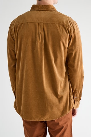 Camisa em veludo - Castanho