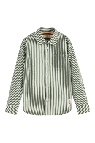 Chemise - Vert foncé et blanc