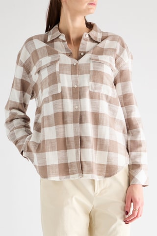 Camisa oversize - Bege
