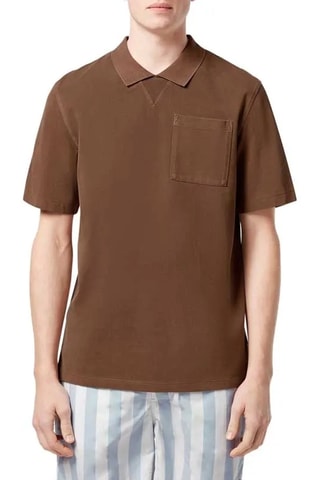 Polo relaxed - Castanho