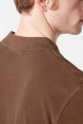 Polo relaxed - Castanho