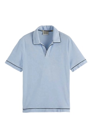 Polo relaxed - Azul-claro
