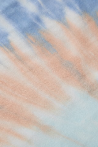 T-shirt tie and dye - Azul-celeste e laranja