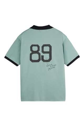 T-shirt em lã - Verde-água