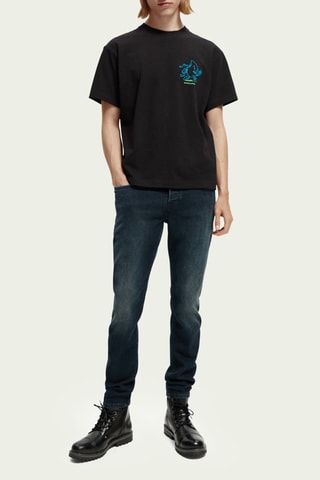 T-shirt em algodão biológico - Preto