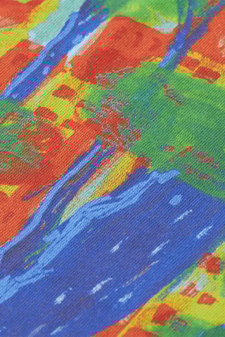 T-shirt relaxed - Azul-claro