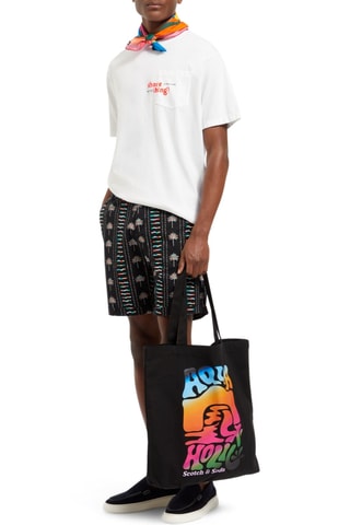 T-shirt relaxed - Branco