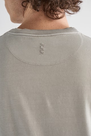 T-shirt em algodão biológico - Cinzento