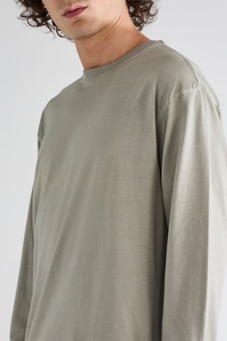 T-shirt em algodão biológico - Cinzento