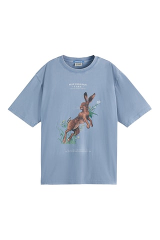 T-shirt loose - Azul