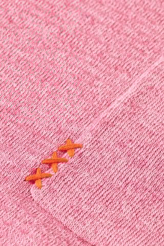 T-shirt em linho - Rosa