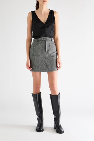 Blusa sem mangas - Preto