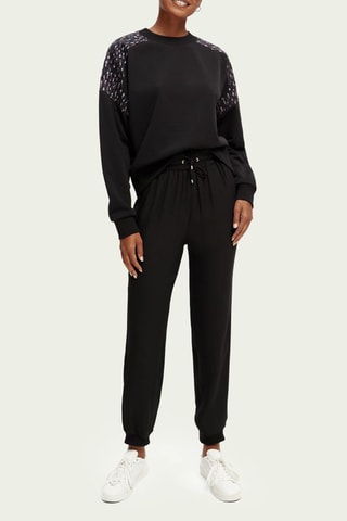 Sweat em algodão biológico - Preto