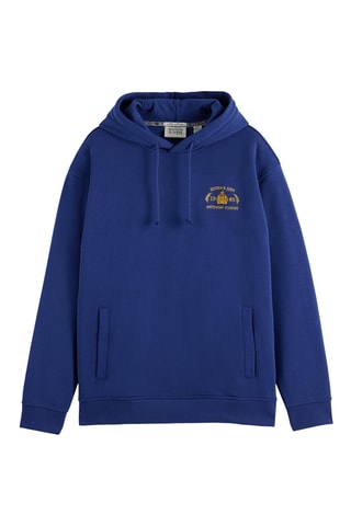 Sweat relaxed com capuz - Azul