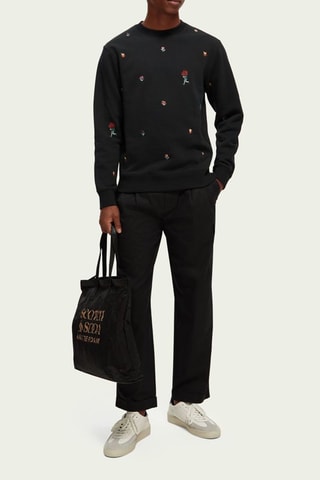 Sweat em algodão biológico - Preto