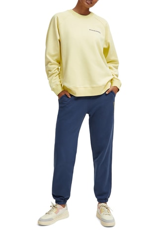 Sweat em algodão biológico - Amarelo