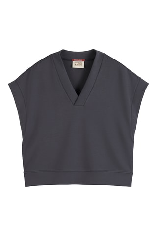 Sweat sem mangas - Preto