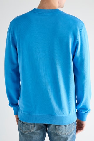 Sweat em algodão biológico - Azul