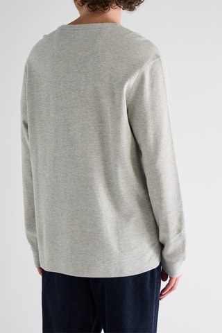 Sweat em algodão biológico - Cinzento-claro