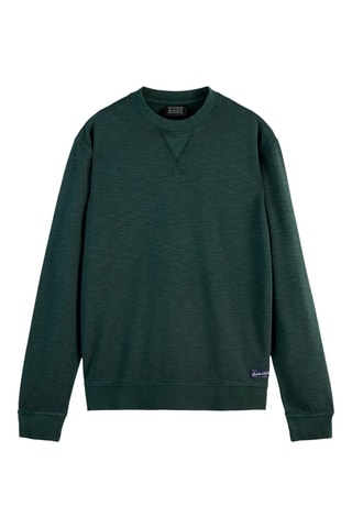 Sweat em algodão biológico - Verde-escuro