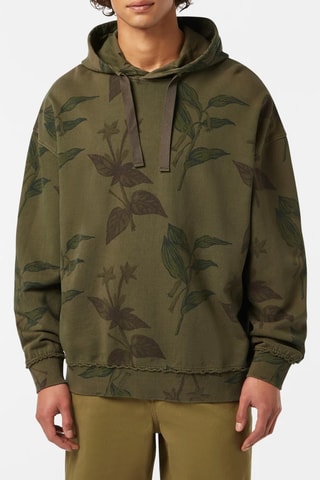 Sweat com capuz - Verde