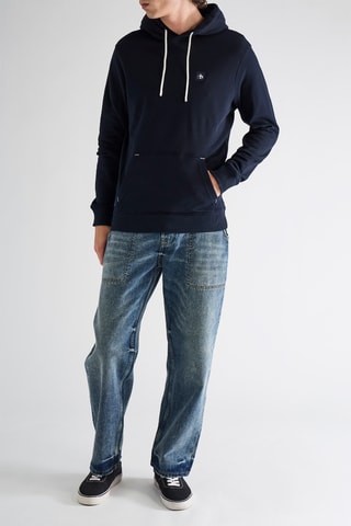 Sweat com capuz - Azul-marinho