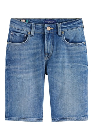 Calções de ganga - Azul-marinho