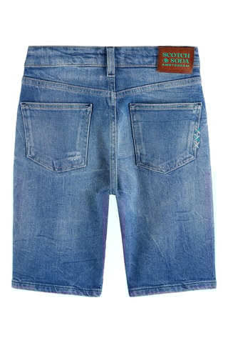 Calções de ganga - Azul-marinho