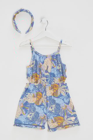 Macacão e bandolete - Azul