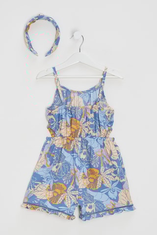 Macacão e bandolete - Azul