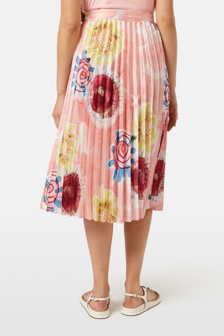 Saia plissada - Rosa