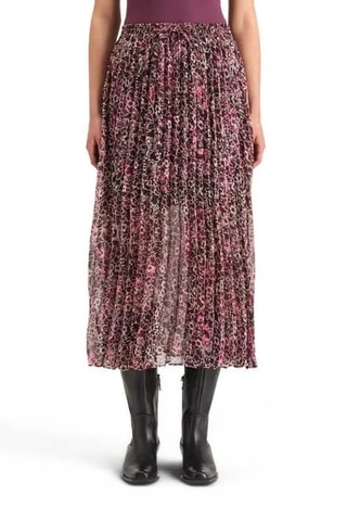 Saia plissada - Rosa