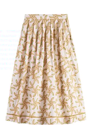 Saia comprido em linho - Cru