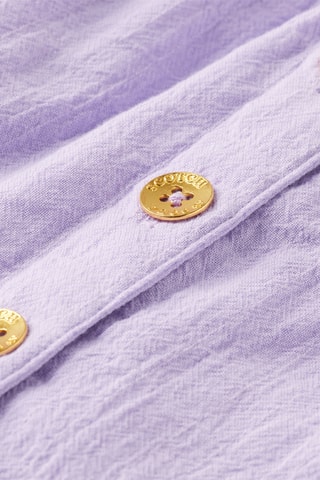 Saia com folhos - Lilás