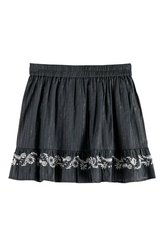 Saia com folhos - Antracite