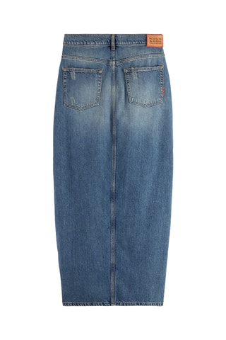 Saia comprida - Azul