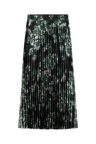 Saia plissada - Verde