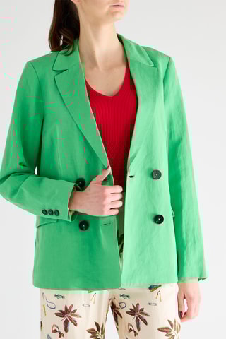 Blazer em linho - Verde