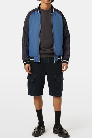 Blusão reversível - Azul