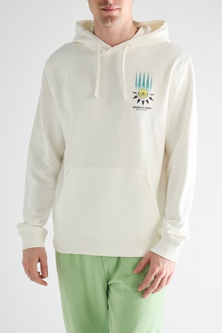 Sweat em algodão biológico - Branco